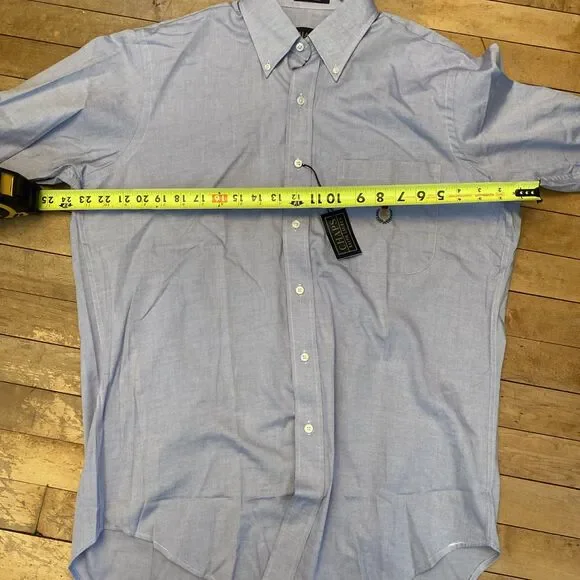 Chaps Ralph Lauren Men’s Dress Shirt Size 16 32/33 NWT Blue - Picture 10 of 11